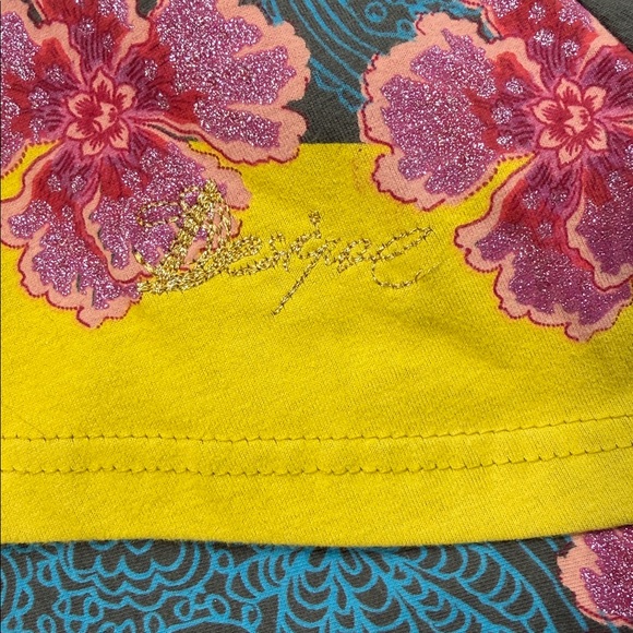 Desigual Greenish Gray Multicolor Design Sleeveless Tunic Mini Dress - Picture 10 of 11